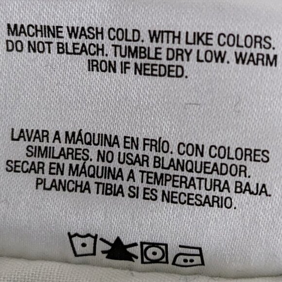 Men's Vtg ROEBUCK & CO., Short Sleeve, White/Blue, Cotton Button Shirt; Size 2XL - Picture 6 of 6